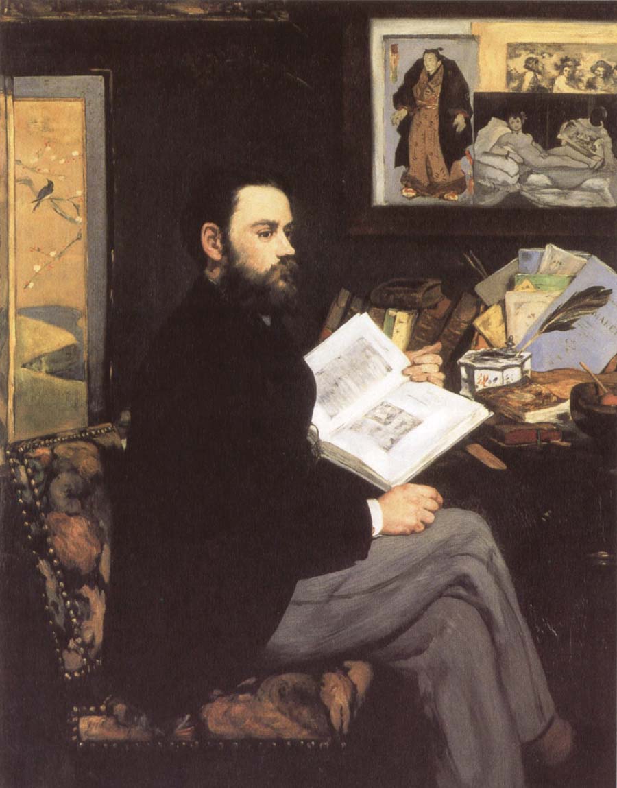 Edouard Manet Portrait of Emile Zola